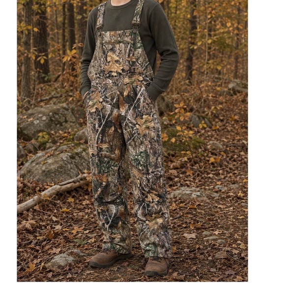 Magellan Outdoors Other - Magellan Outdoors Kids XL Realtree Edge Camo Hunting Bib Overall Gorpcore Rustic